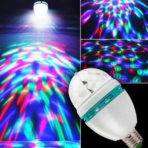 Colorful Disco Lamp Lamp Holder and Plugs Into a Wall Socket Bm-553