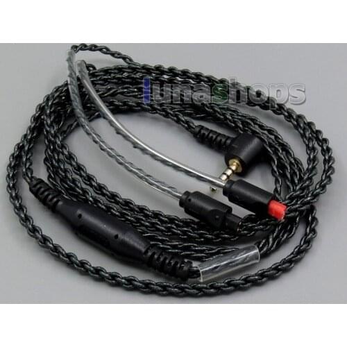 LN005644 2.5mm 3.5mm TRRS Earphone Silver Plated OCC Foil PU Cable For Audio-Technica ATH-IM50 ATH-IM70 ATH-IM01 ATH-IM02 03 04