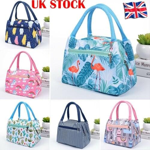 Cute Women Ladies Kids Portable Small Insulated Lunch Bag Thermal Food Box Travel Picnic Tote Cooler Carry Bag Children Adult