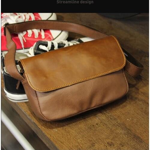 Xiao.p Fashion Shoulder Bag Mens Student Messenger Bag Male Ins Tide Brand Small Bag Mini Satchel Casual Small Bag Backpack