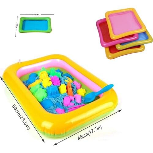 Inflatable Dynamic Sand Tray Indoor Magic Play Sand Educationa Children Toys Space Inflatable Accessories PVC Sand table