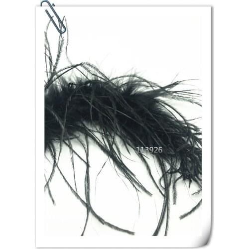 New!2meters long black OSTRICH FEATHER BOA/scarf/strip/trim feather boas natural ostrich plumes for Party/Costume/Shawl/Crafts