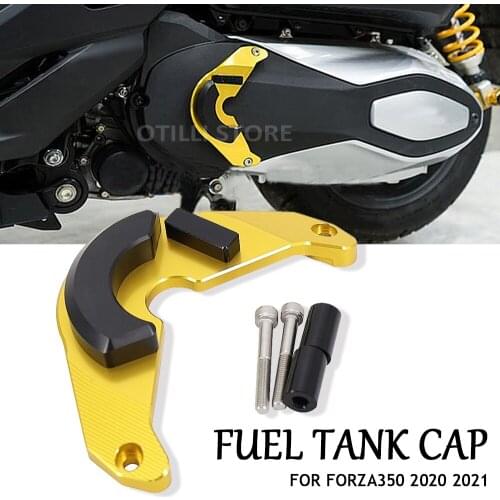 New Motorcycle Accessories For HONDA Forza 350 FORZA350 FORZA 350 CNC Aluminum Protection Cover Tank Cap Case Guard 2020 2021