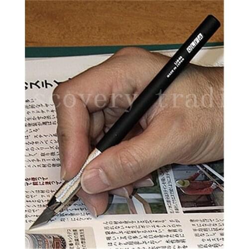 1PCS/Lot Original imports Japan OLFA hobby knife series Ltd-09+25pcs extra blades all-metal pencil sharp knife black knife