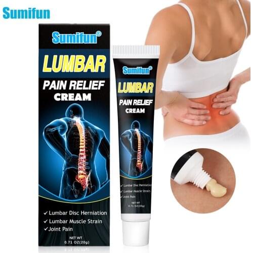 20g Sumifun Lumbar Pain Relief Cream Herbal Extract Lumbar Muscle Strain Ointment Neck Back Joint Knee Joint Bone Pain Plaster