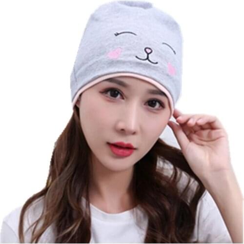 Pregnancy Women Confinement Cap Mommy Autumn Cotton Indoor Windproof Hats Postpartum Maternity Supplies A090