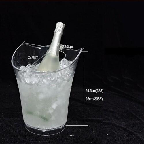 LED Ice Bucket 5.5L Wine Cooler Colors Changing Champagne Wine Ice Buckets For Party Home Bar Nightclub Light Up Whiskey Holder