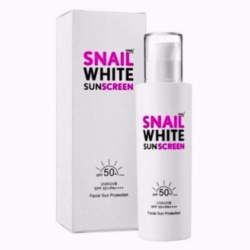Snail White Sunscreen Cream Spf 50 +Pa ++Cream Skin Face Whitening 51 ml