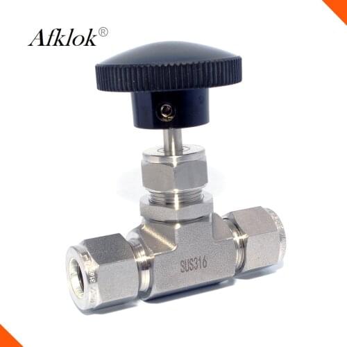 High pressure 1/4 inch Stainless Steel Flow Control shut off Needle Valve