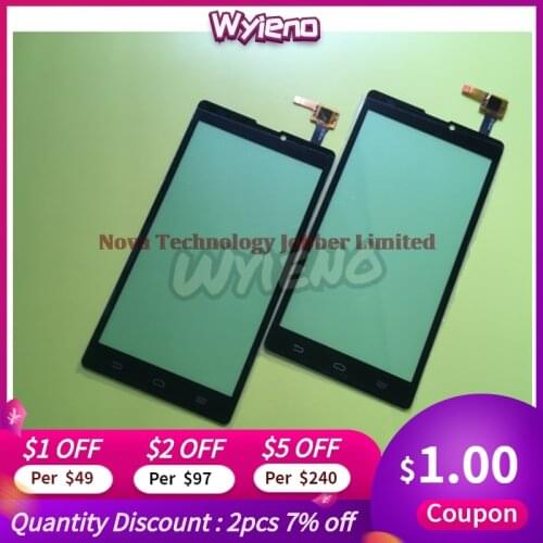 Wyieno For ZTE Blade L2 Touch screen Digitizer Glass Sensor front Panel + tracking