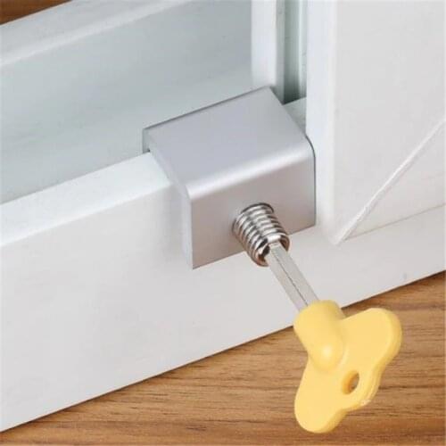 High Quality Move Window Child Safety Lock Sliding Windows Lock Security Sliding Sash Stopper Safe Protective anti-theft Limiter