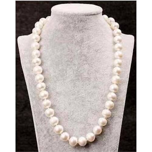 18" Genuine AAA ROUND 7-8mm White Pearl Necklace Cultured Freshwater