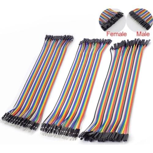 40pin Jumper Wire 20cm Jumper Line Eclectic Breadboard Cable Male to Male Female to Female Pin Connector for DIY Kit