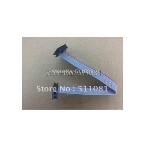 5pcs 10pin (2X5) IDC Flat Ribbon Cable wire for ISP JTAG 2.54mm spacing header 20CM