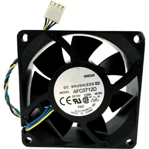 AFC0712D 7025 7CM 12V 0.66A Cooling Fan for DELTA High Airflow Cooler Repair Parts