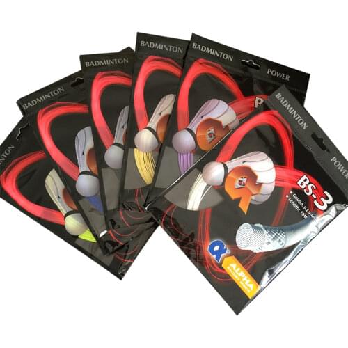 Alpha 10PCS Badminton String Multifilament Durability Outdoor Line Sfor Badminton Amateur BS-3