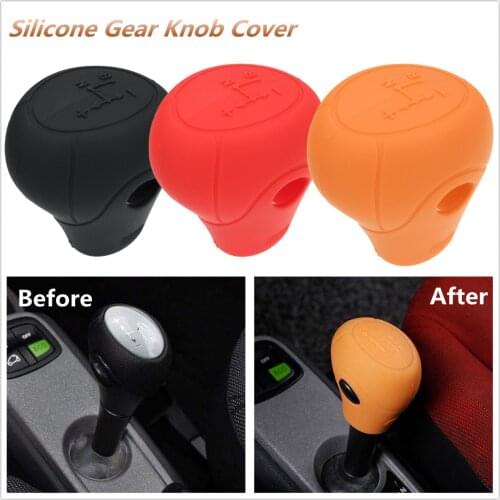Car Silicone Skin Gear Knob Cover Shift Knob Head Cover Case For Benz Smart Fortwo 2009 2010 2011 2012 2013 2014