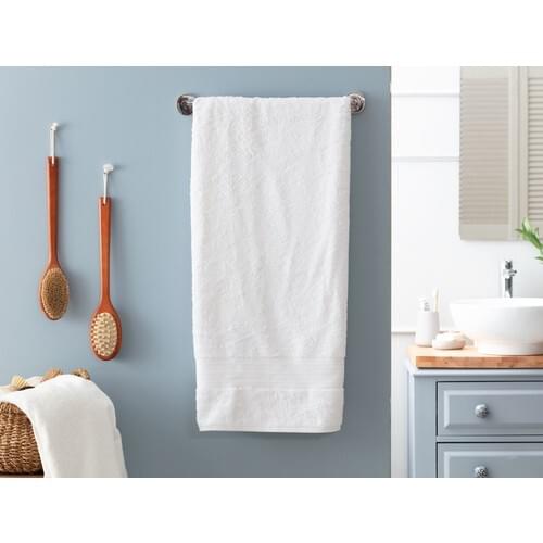 Madame Coco Abrial Bamboo Towel White