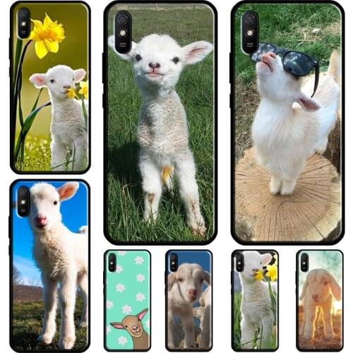 Cute Goat Animal Phone Case For Xiaomi Redmi Note 10 Pro 8 9 Pro 8T 9S Cover For Redmi 9T 9 9A K40 9C 7A 8A