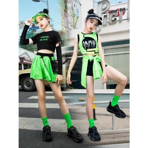 Childrens Day Fashion Girl Catwalk Model Catwalk Fashion Clothes Girls Jazz Dance Costume Hip-hop Childrens Dance Costumes