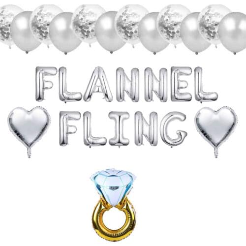 Flannel Fling balloons Banner Flannel Fling Before the Ring Mountain Glamping Bachelorette Flannels & Fizz Winter Bachelor Cabin