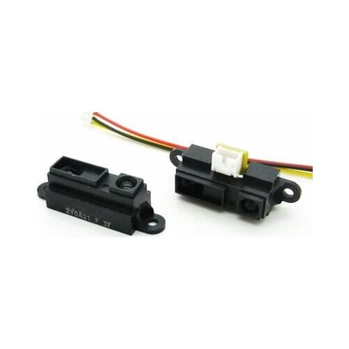 100% New 2Y0A21 10-80cm Infrared distance sensor with Wire GP2Y0A21YK0F