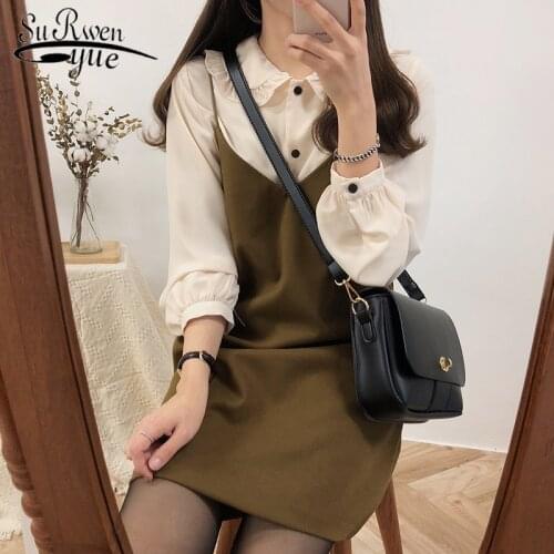 Spring Robe Femme Casual Boho OL Casual Sleeveless Suits Women Dresses Female Dress Suits V Neck Braces Robe Femme 6879