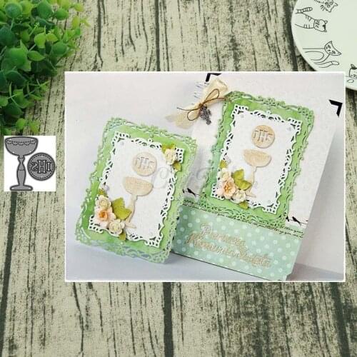 AddyCraft Metal Cutting Dies cut die mold Cup and IHS Scrapbook paper craft knife mould blade punch stencils dies