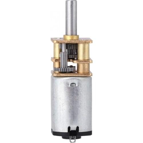 Gear Motor N20 DC3V 6V 12V 50-2000RPM Speed Reduction Gear DC Motor with Metal Gearbox