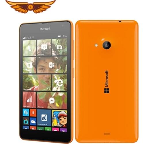 Nokia Lumia 535 Hot selling Original 5.0 Inches 5MP Quad core 8GB ROM 1GB RAM Unlocked Touchscreen Freeshipping