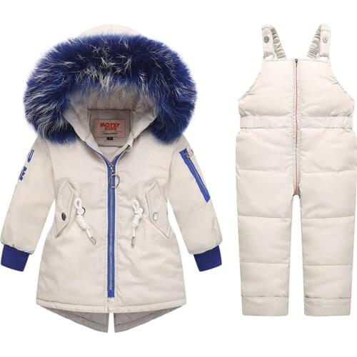 New Childrens down Jacket Set Genuine Girls 1-3 Years Old Boys Baby Girls Baby Toddlers Anti-Season Special Offer