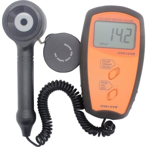 New Professional Portable UV Light Meter UVB Tester UVA Radiometer UV Monitor Measurement UV340B With Light Correction Filter