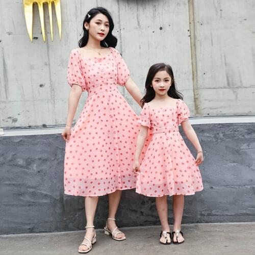 OBOVATUS Matching Dresses For Mom And Daughter
