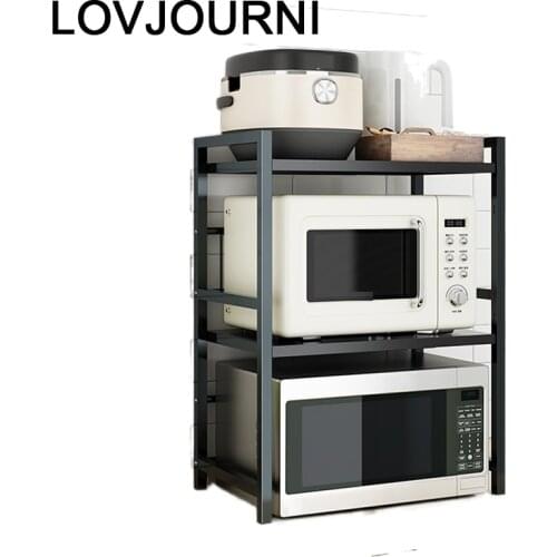 Organizer Rangement Kuchnia Organizador Cocina Adjustable Microwave Shelf Mutfak Cozinha Cuisine Kitchen Storage Rack Holder