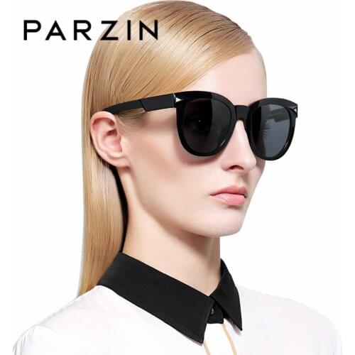 PARZIN Polarized Sunglasses Women Driver Oversized Frame Vintage Sunglasses for Men Eyewear Gafas De Sol Mujer High Quality