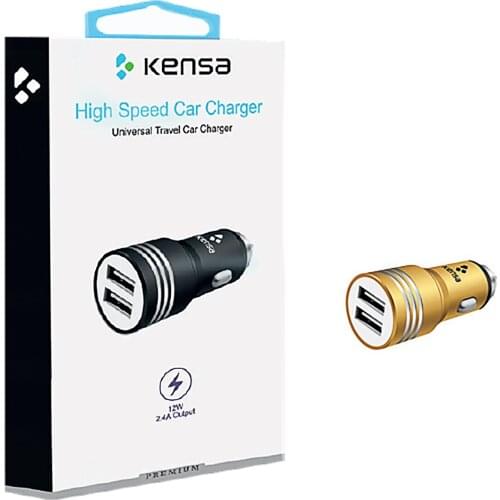 CR-90 USB Car Charger Cigarette Lighter All Types Mobile Phone Charger Smart Phone Dual USB Charging