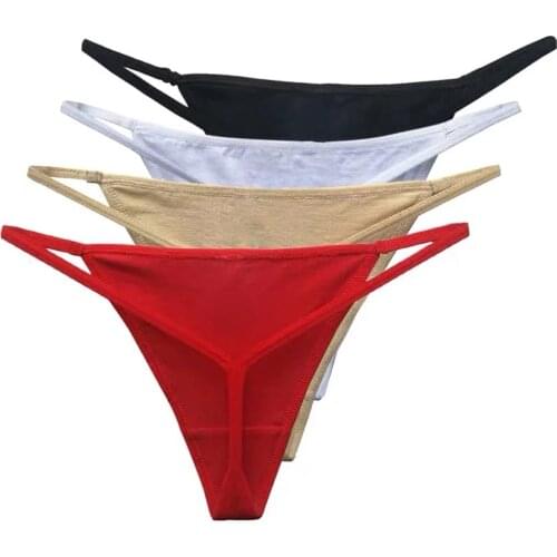 1 pcs Hot Sale Sexy Women Cotton G String Thongs Low Waist Sexy Panties Ladies' Seamless Underwear Lingerie G-Strings Briefs