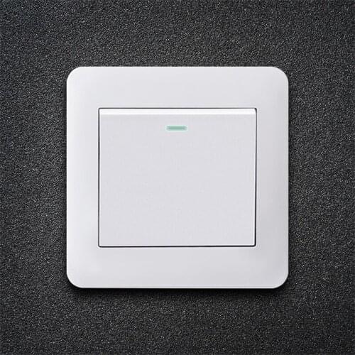 1/2/3 Gang 1/2 Way Wall Switch Certification Ccc Wall Lamp Lighting Control Switches Power Button Switch Warranty 5 Yaer Pc 16A