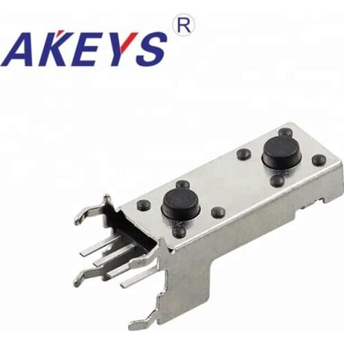 10PCS TS-D022 6*6 Double Stents Tact Switch 4 Pin Pressure Control Switch With Bracket