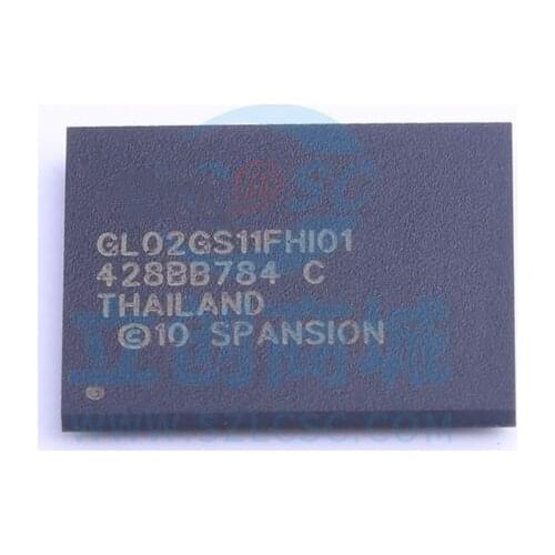 100% nuevo 1 pcs/lote S70GL02GS11FHI010 S70GL02GS11 GL02GS11FHI01 BGA64 Transistor original