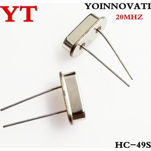 200 pieces / lot ,HC-49S 49S 20Mhz 20M crystal resonator 100% new and original