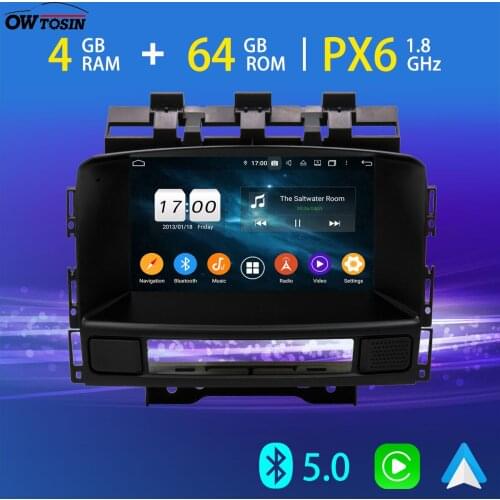 4G LTE Car Multimedia Player PX6 4G+64G For Opel Vauxhall Holden Astra J 2010-2014 Android 10 GPS Radio Bluetooth 5.0 Tethering