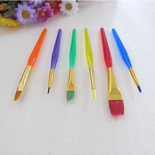 6pcs/set DIY Tool Pen Set Cake Icing Decorating Fine Painting Brush Fondant Dusting Sugar Craft Kitchen Baking Tools ZA5752