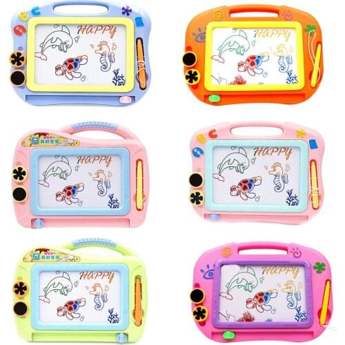 Magnetic Colorful Drawing Board Sketch Doodle Writing Pad Kids Enhance childrens imagination Education Toy