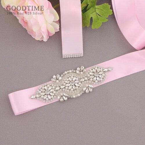Trendy Bridal Wedding Belt Women Belt Rhinestone Accessories Bridesmaid Prom Gown Dress Sashes Belts For Evening Party Dress