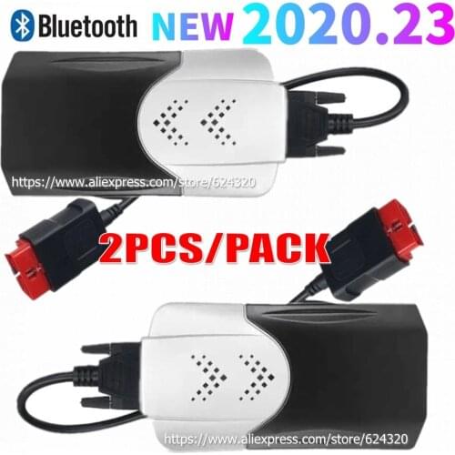 2PCS/Lot 2021 Latest NEW VCI diagnostic tool Bluetooth 2017.R3 keygen VD DS150E CDP for delphis obd2 car&truck Scanner fast ship
