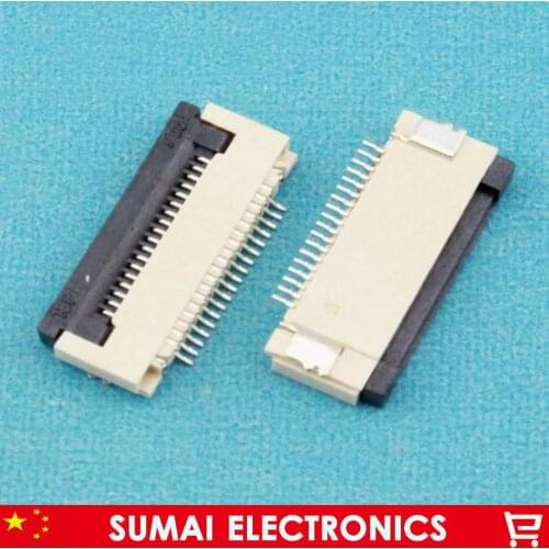 Sample,18P FPC/FFC connector cable socket 18 pin 0.5mm connector for LCD screen interface of DVD/MP3/PDA ect.18P