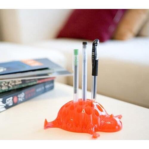 Toothbrush Pen Holder Stand Mini Storage Rack Portable for Countertops Bathroom Desktop @LS