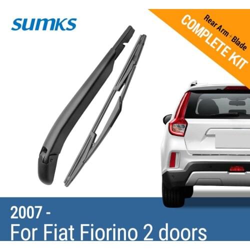 SUMKS Rear Wiper & Arm for Fiat Fiorino 2 door 2007 2008 2009 2010 2011 2012 2013 2014 2015 2016 2017