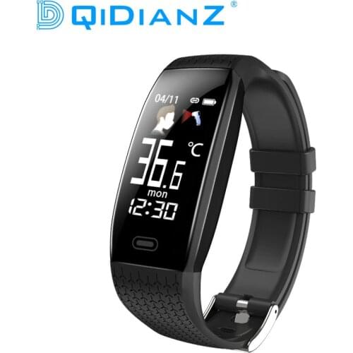 Waterproof Fitness bracelet Wristband Body Temperature Monitor Sports Bracelet Message Reminder For Adult Child Multi-languages